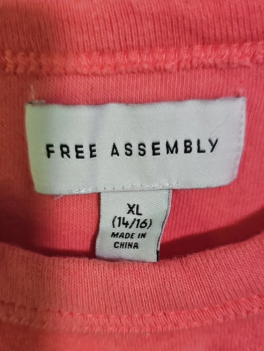 Free Assembly girls cropped terry set Size 14/16 XL